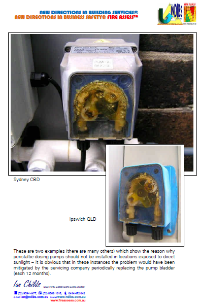 Failed Peristaltic Pumps